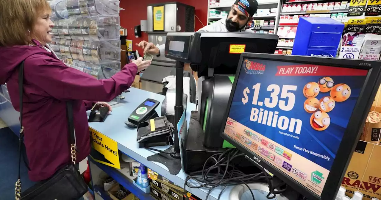 With a $1.35-billion jackpot, Friday the 13th could be lucky day for Mega Millions players