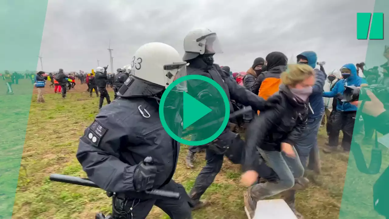 En Allemagne, une manif contre l'agrandissement d'une mine de charbon vire à l'affrontement