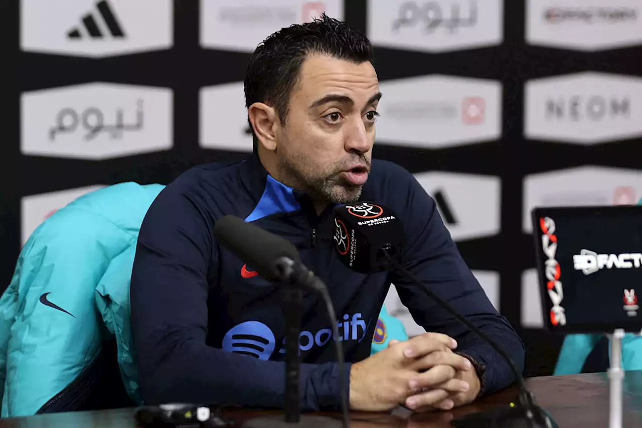 Xavi no se esconde: 'Tenemos la obligación de ganar este título contra el Real Madrid'