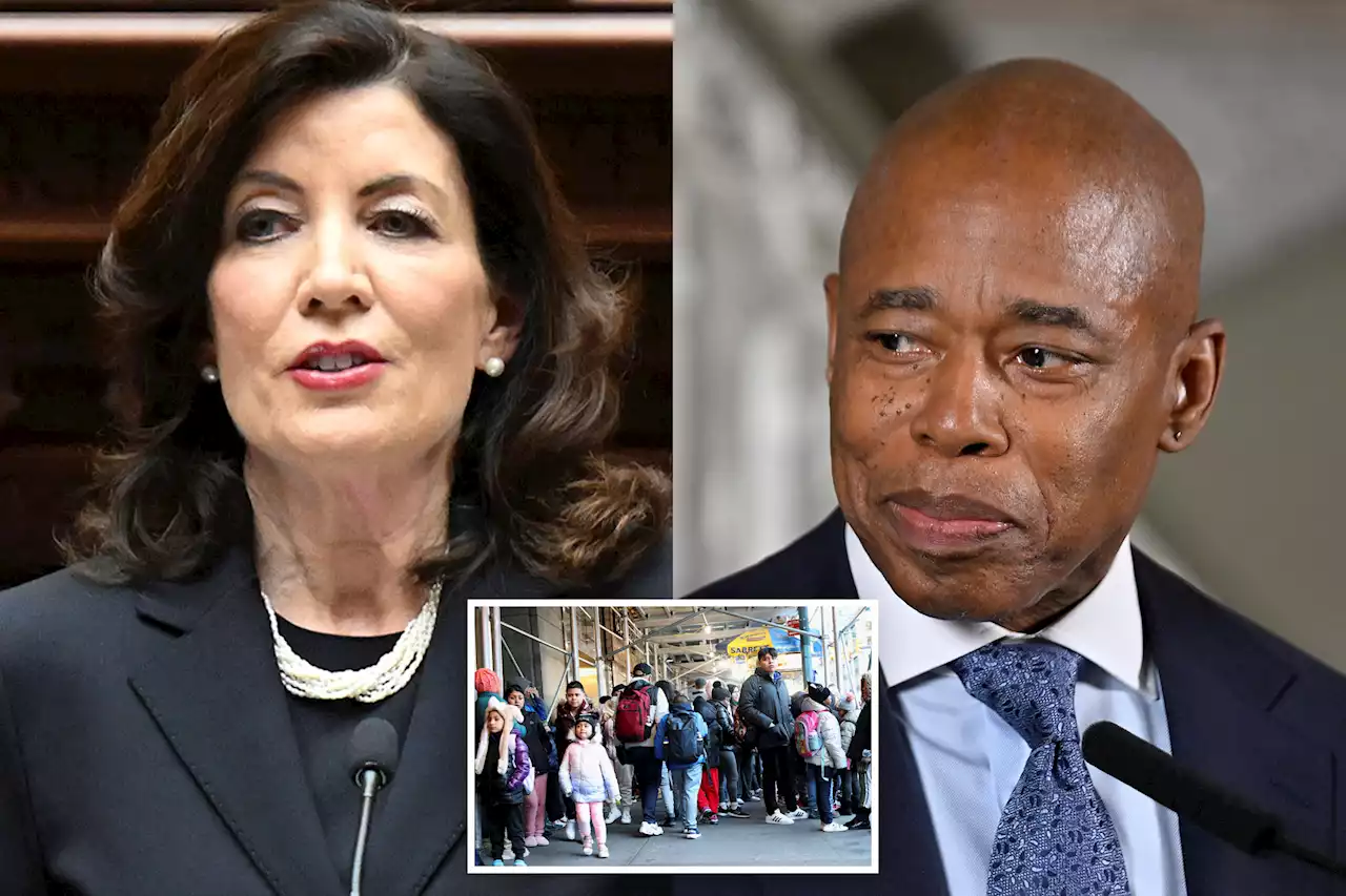 Eric Adams tells Kathy Hochul to take 500 NY migrants — right now