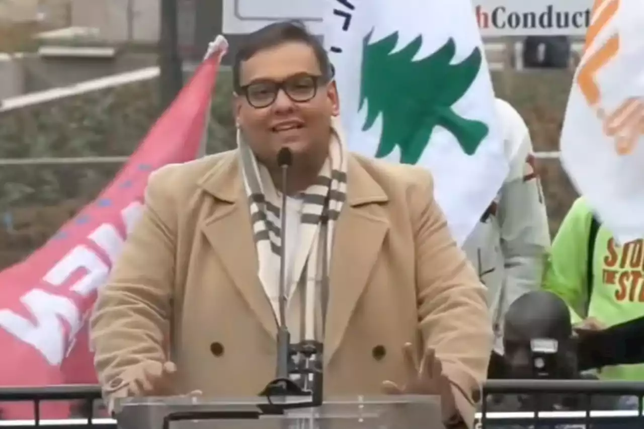 George Santos wore stolen scarf to ‘Stop the Steal’ rally, ex-roommate says