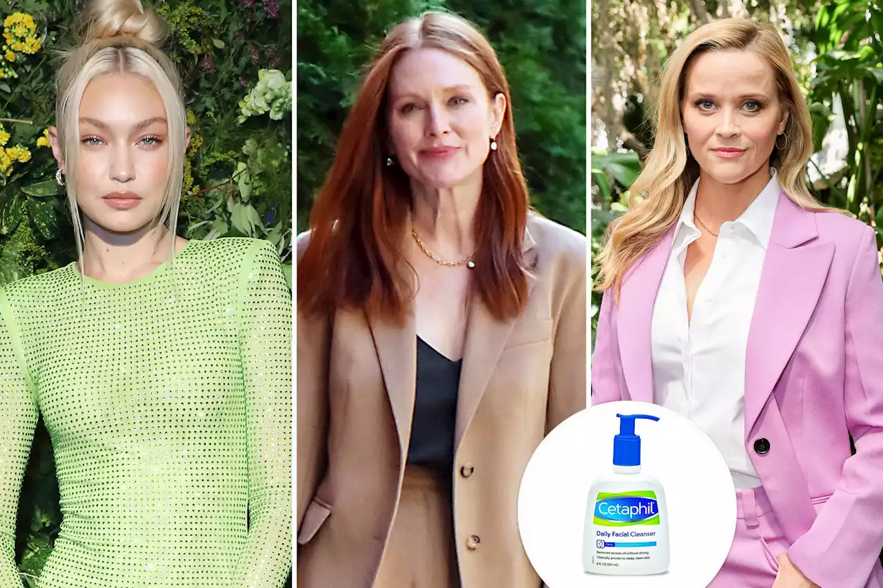 Why stars like Julianne Moore and Gigi Hadid love this under-$10 Cetaphil cleanser