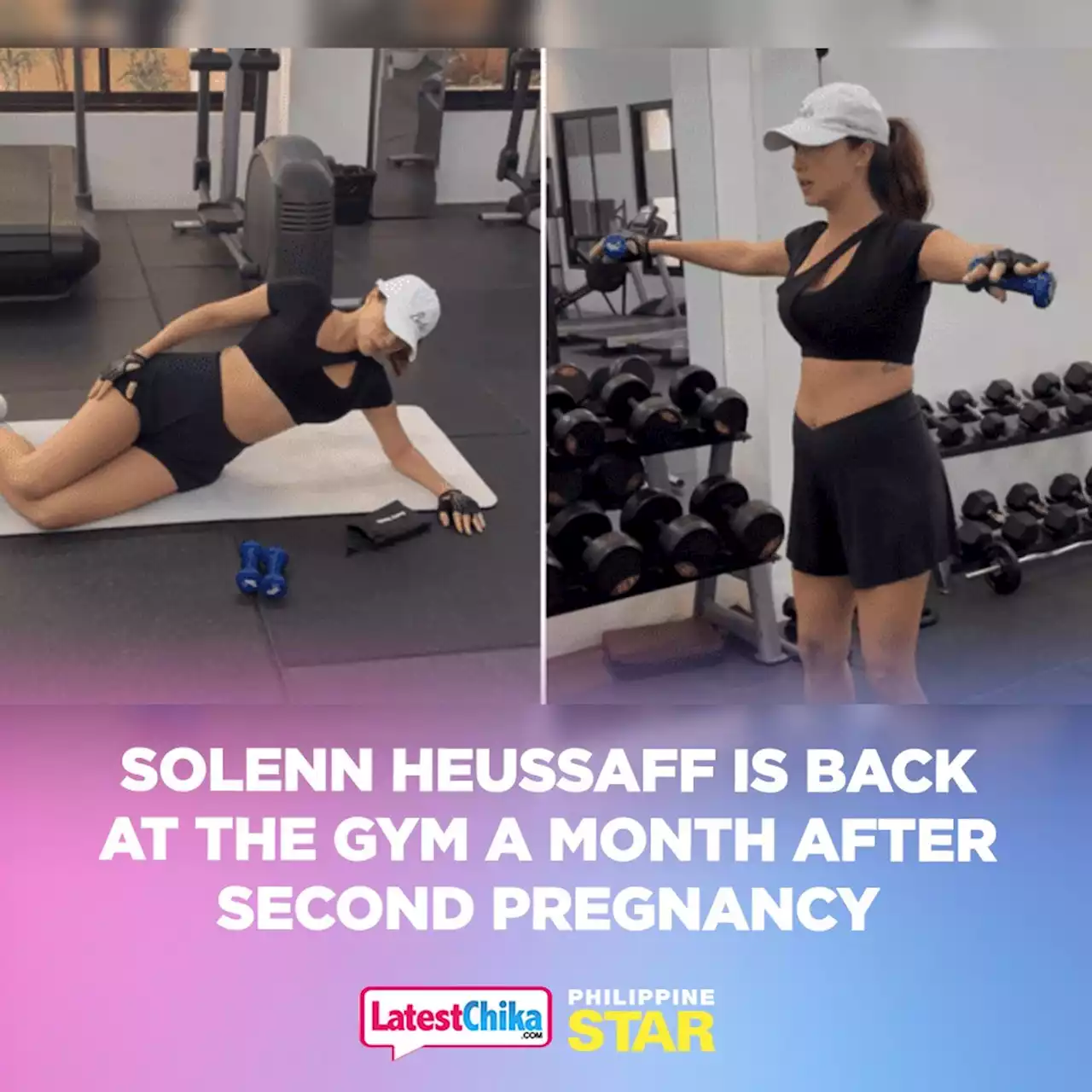 Solenn Heussaff is back at the gym a month after second pregnancy - Latest Chika