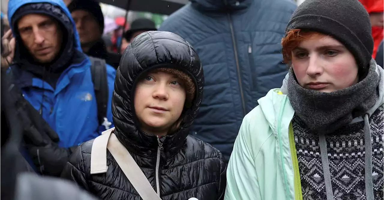 Thunberg joins march on German village in protest against coal mine expansion