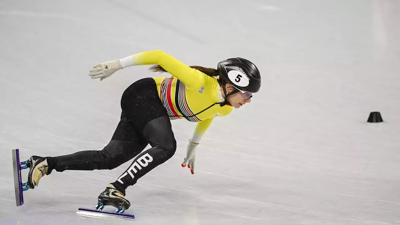 Hanne et Stijn Desmet signent une double médaille d'argent pour la Belgique à l'Euro de Short-Track