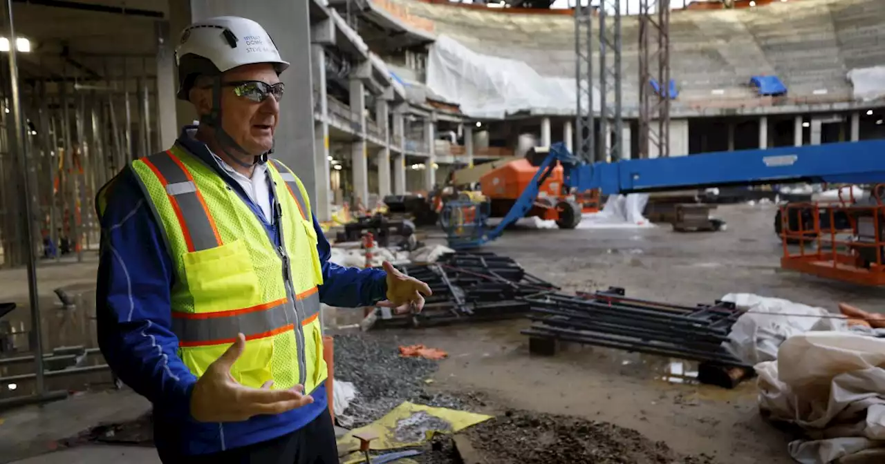 Column: Viejas Arena visit inspires Clippers owner Steve Ballmer to build 'The Wall'