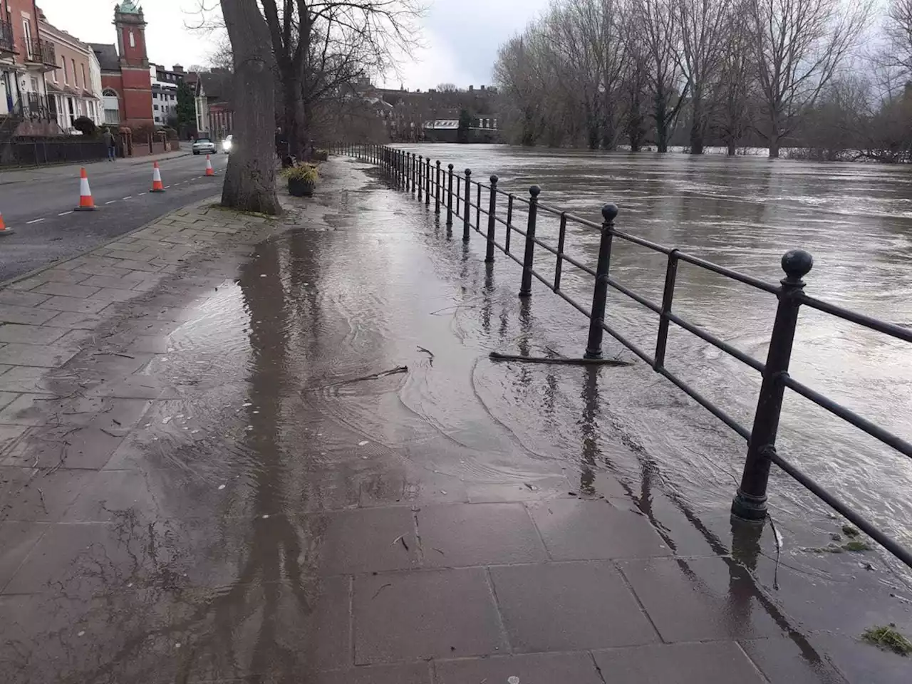 First Shrewsbury roads reopen as water recedes - with hopes more will be clear tomorrow