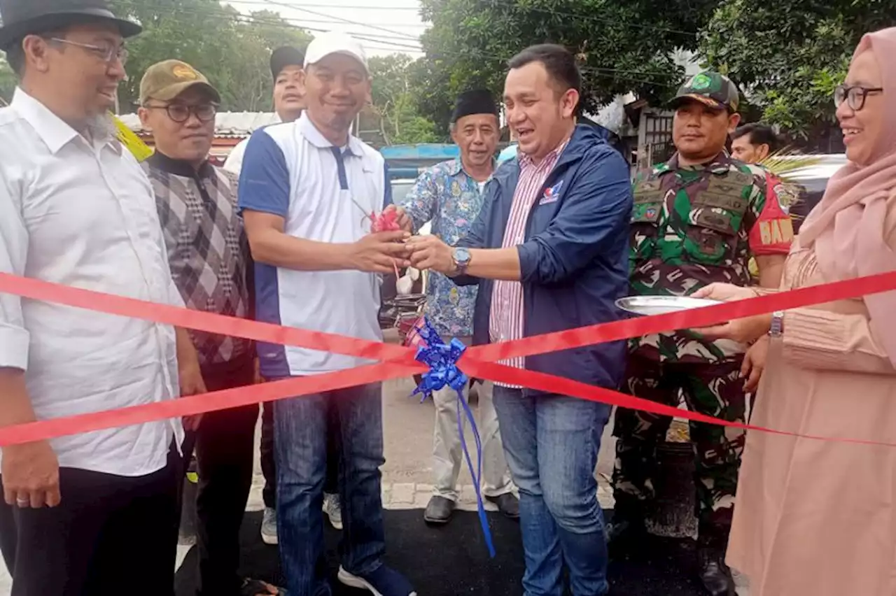 Lapangan Diperbaiki, Warga Pesanggrahan Ucapkan Terima Kasih kepada Effendi Syahputra