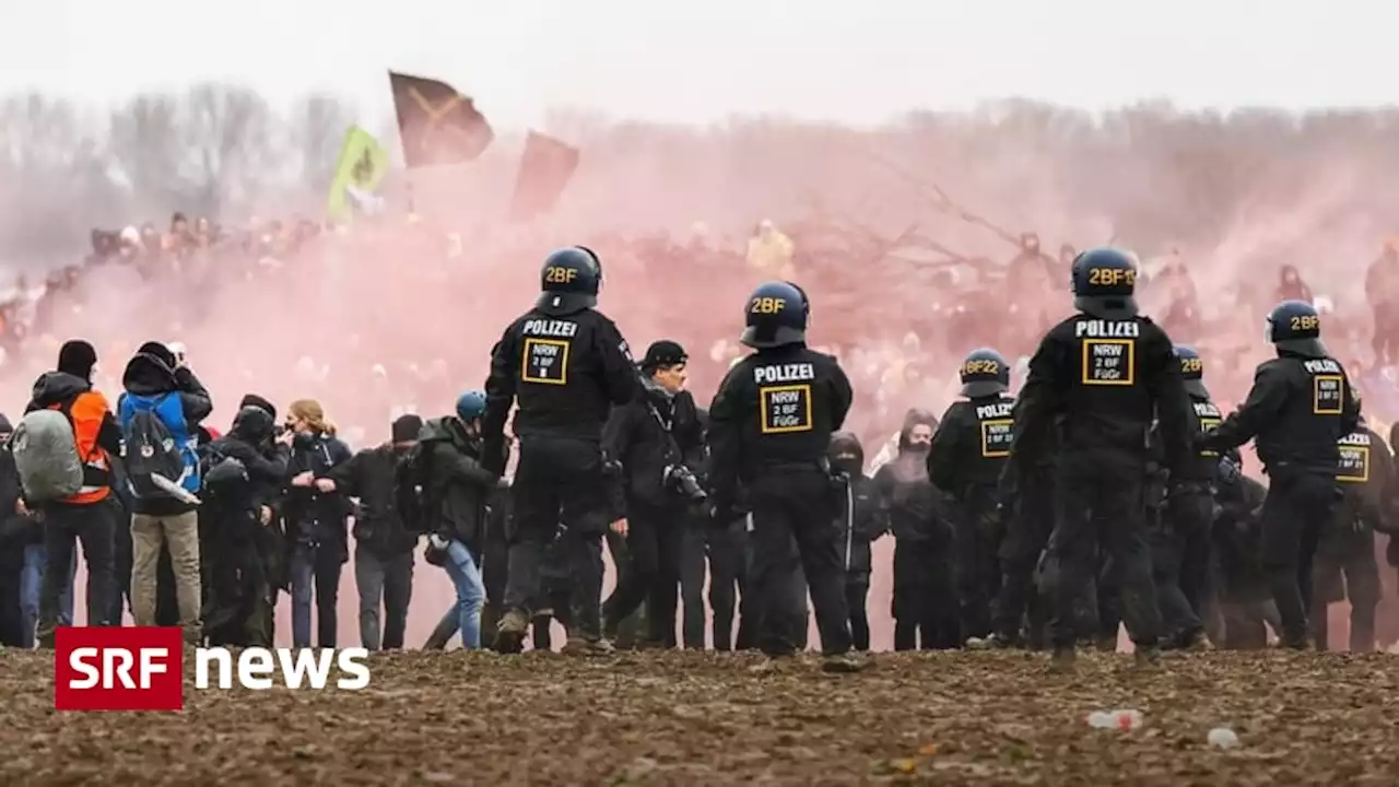 Räumung von Lützerath - Klima-Demonstration bei Lützerath droht zu esaklieren