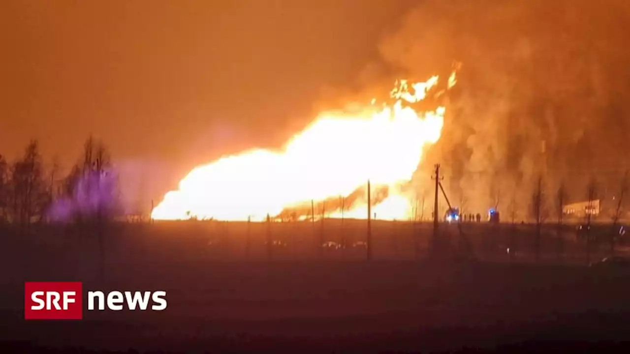 Wegen technischer Gründe - Gasleitung im Norden Litauens explodiert