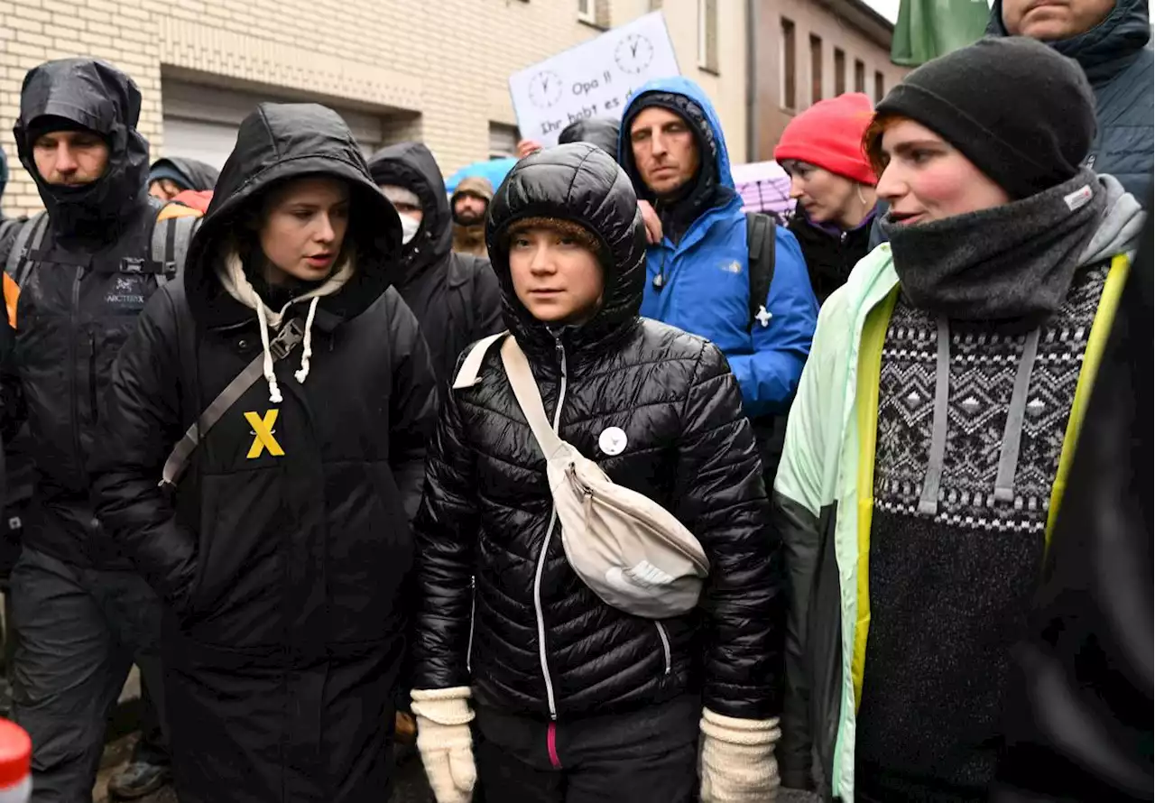 Allemagne : Greta Thunberg aux côtés de militants anti-charbon lors d’une manifestation