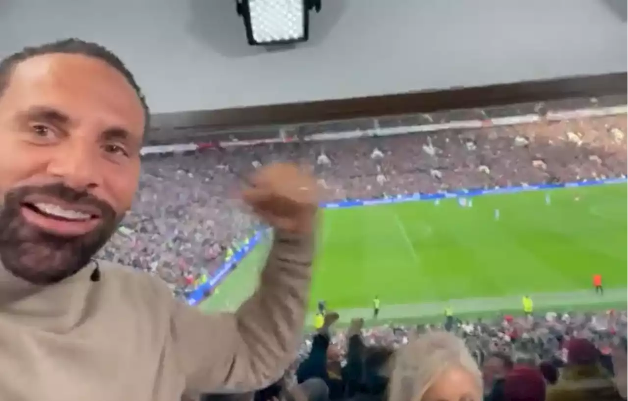 Ferdinand celebrates wildly as Man United stun Man City and reacts to title challenge talk