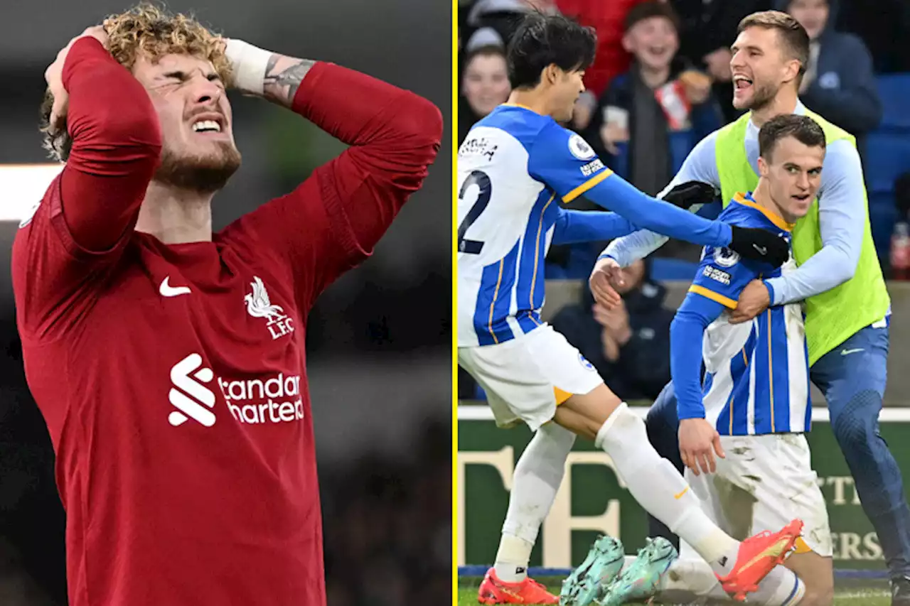 Liverpool humbled by Brighton as Seagulls brush off Trossard drama and put three past Reds