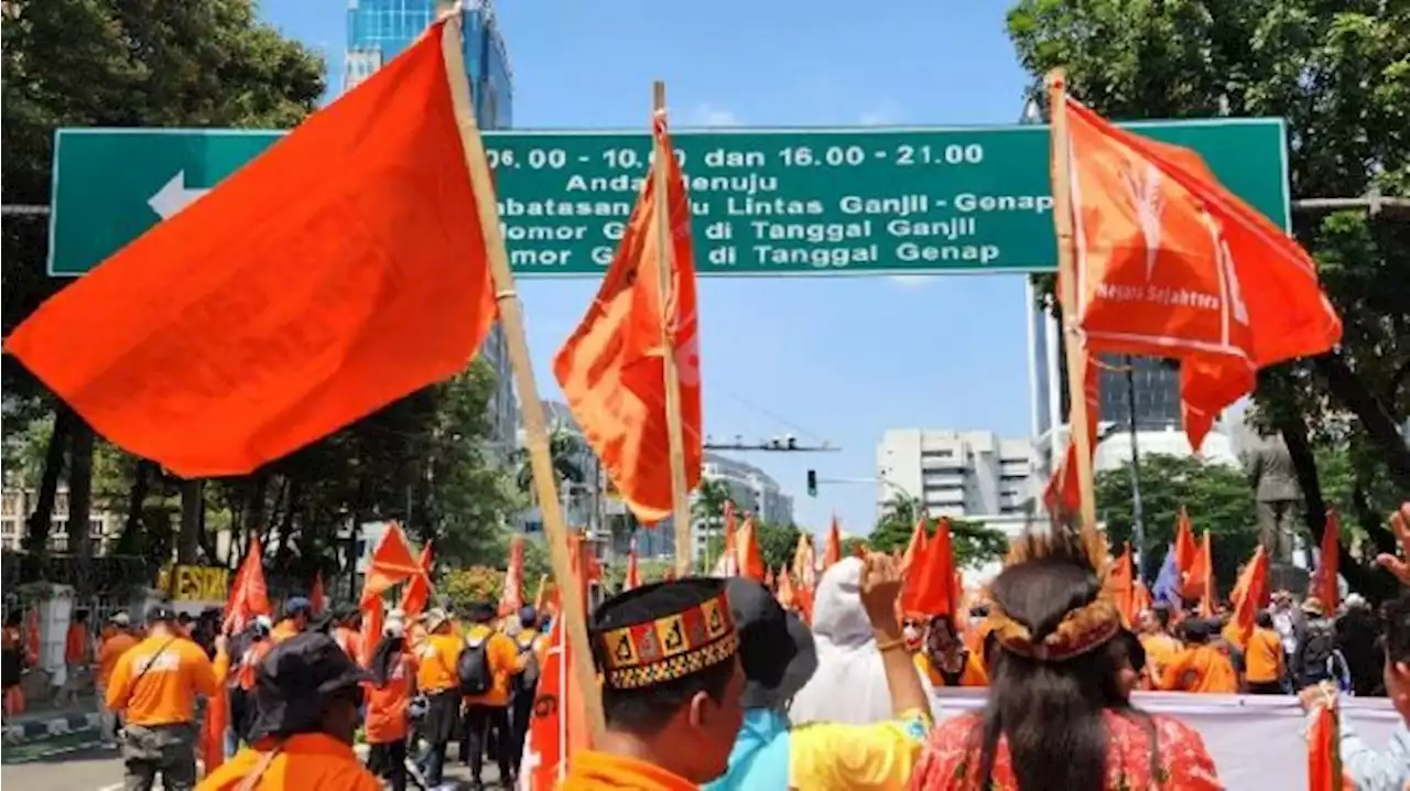 Demo Tolak Perpu Cipta Kerja Berakhir, Said Iqbal: Kocok Ulang Negeri Ini, Buruh Berkuasa