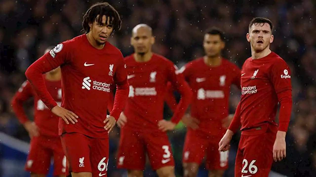 Kekecewaan Pemain Liverpool Setelah Dibantai Brighton 3-0