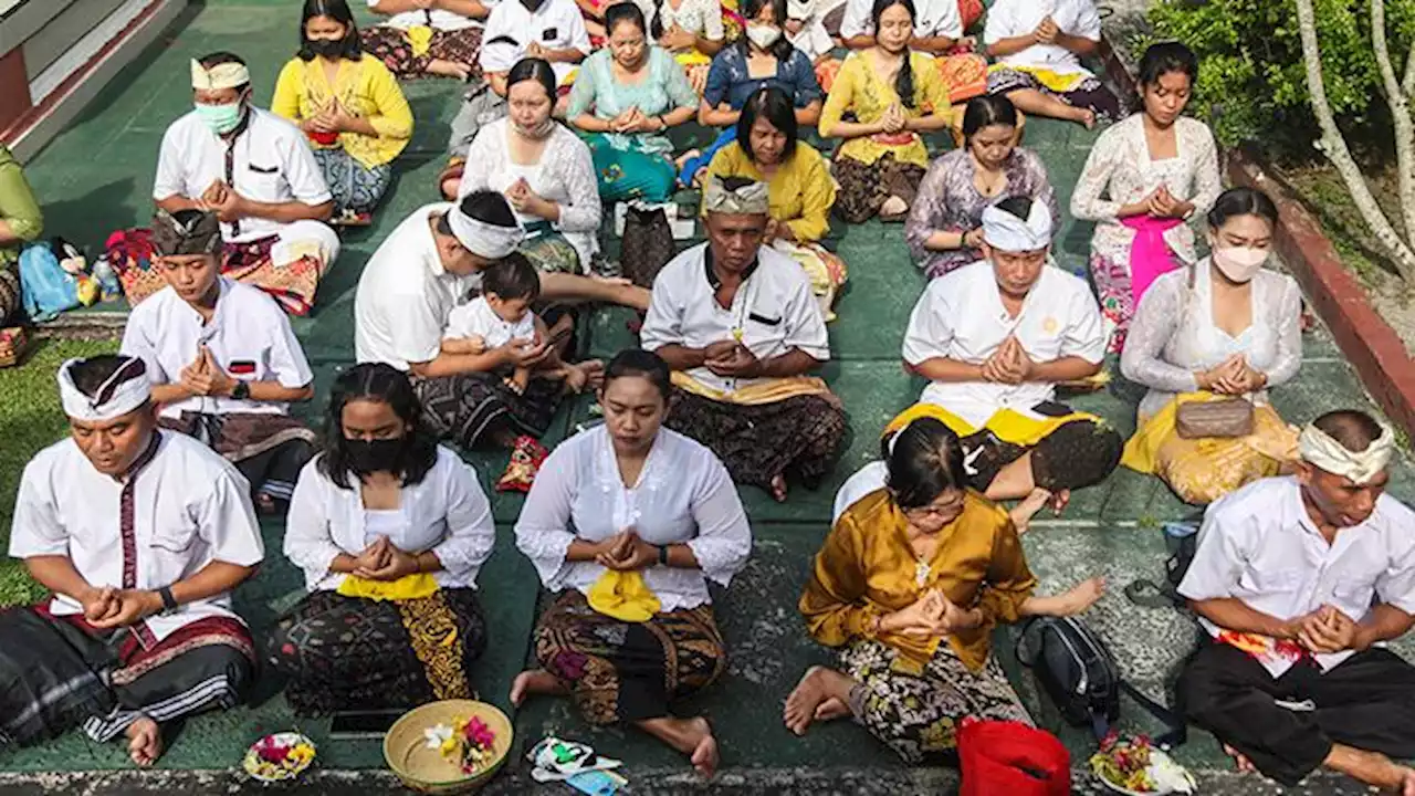 Perayaan Hari Raya Kuningan di Palangka Raya