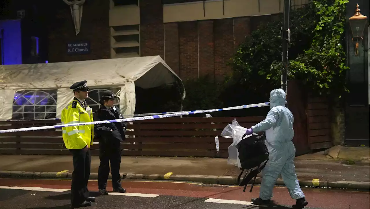 Girl, 7, and three women hospitalised in drive-by-shooting outside funeral in central London