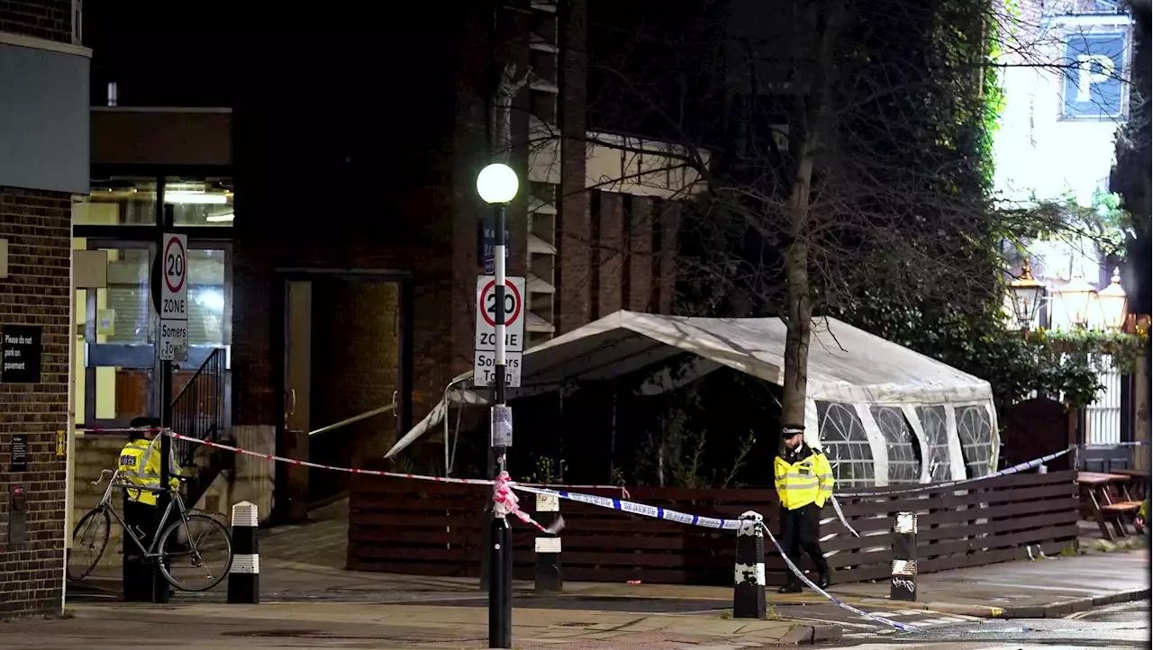 Girl, 7, and three women hospitalised in shooting outside funeral in central London