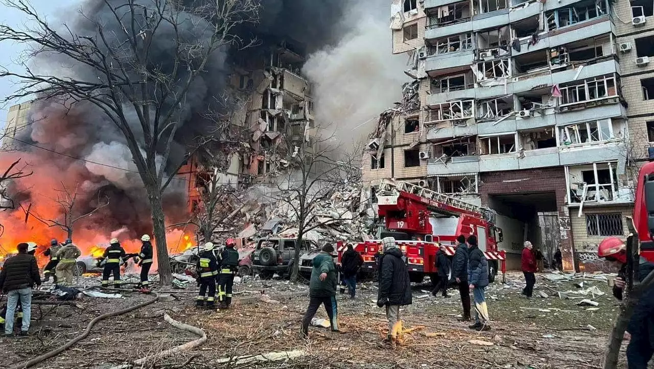 Ukraine faces fresh bombardment as missiles hit residential buildings and key infrastructure