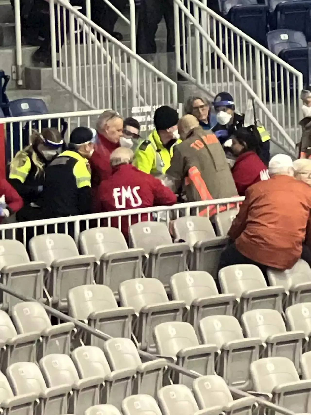 Fan taken to hospital in critical condition after 'medical emergency'  during Toronto Marlies game