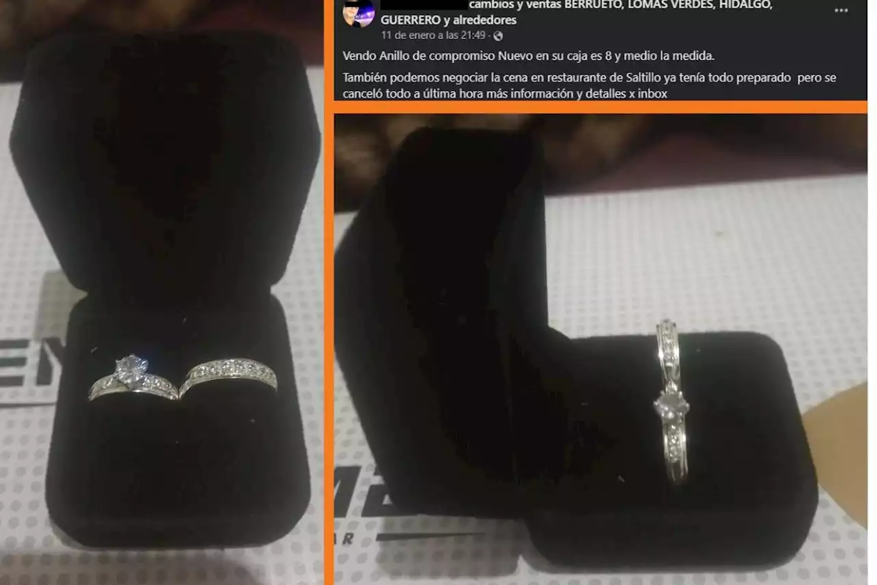 Novio vende anillo de compromiso con todo y cena en Saltillo por ‘cancelación de última hora’