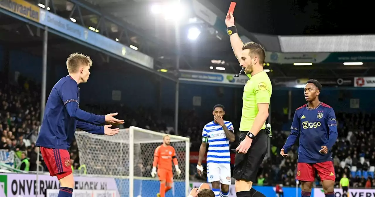 De Graafschap verslaat Jong Ajax in duel met rode kaarten, ADO verrast tegen MVV