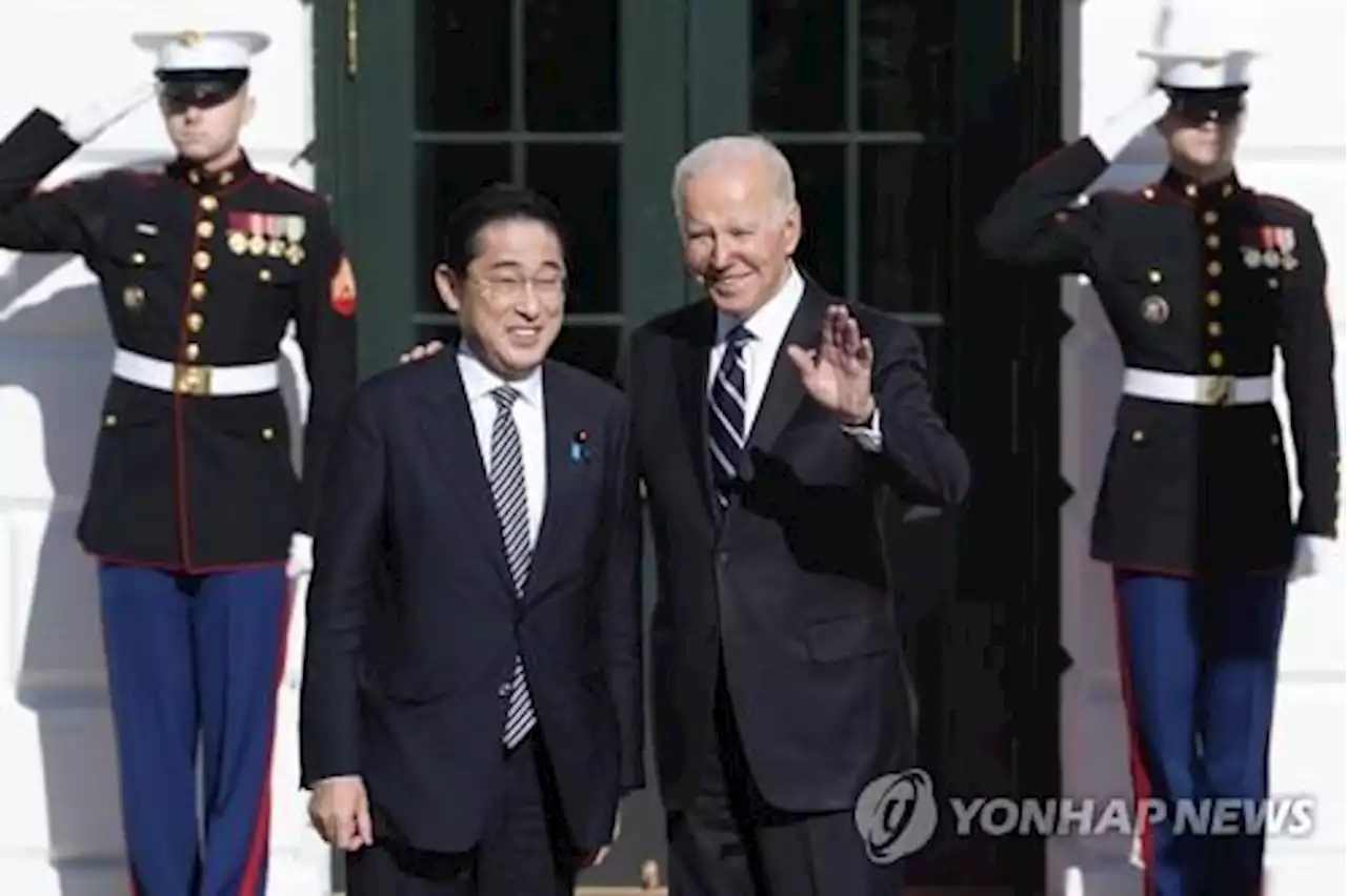 바이든·기시다, 서로 이름 부르며 '진짜 친구' '소중한 내친구'(종합2보) | 연합뉴스