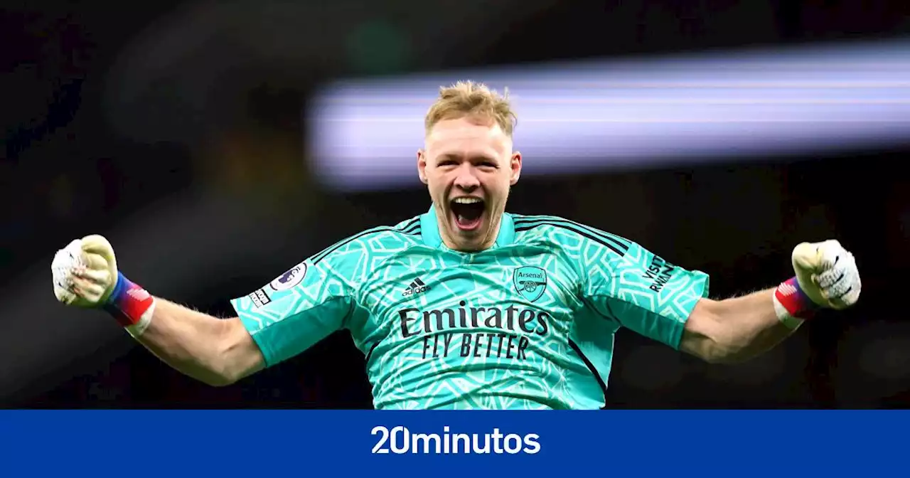 Escándalo en el derbi de Londres: un aficionado patea a Ramsdale tras el partido