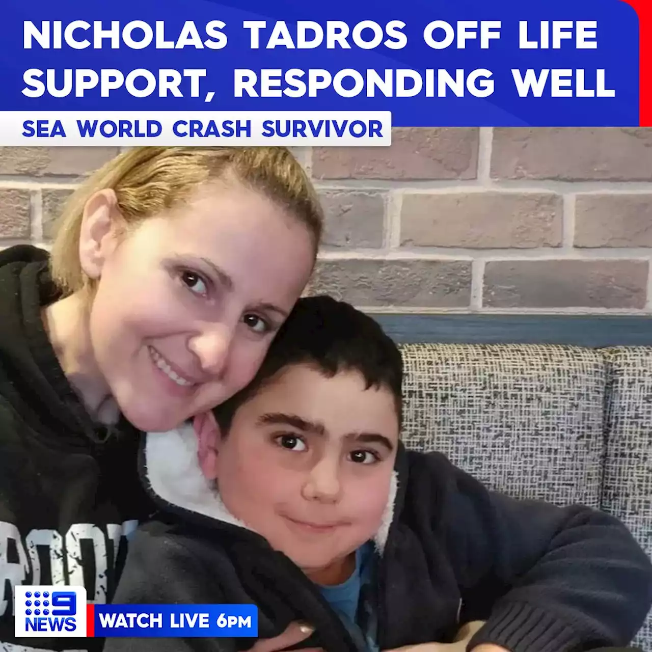 Sea World helicopter crash victim off life support and is holding dad's hand