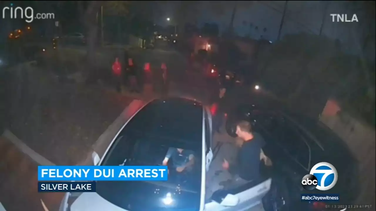 Caught on video: At least 2 people hit as DUI suspect tries to flee crash scene in Silver Lake