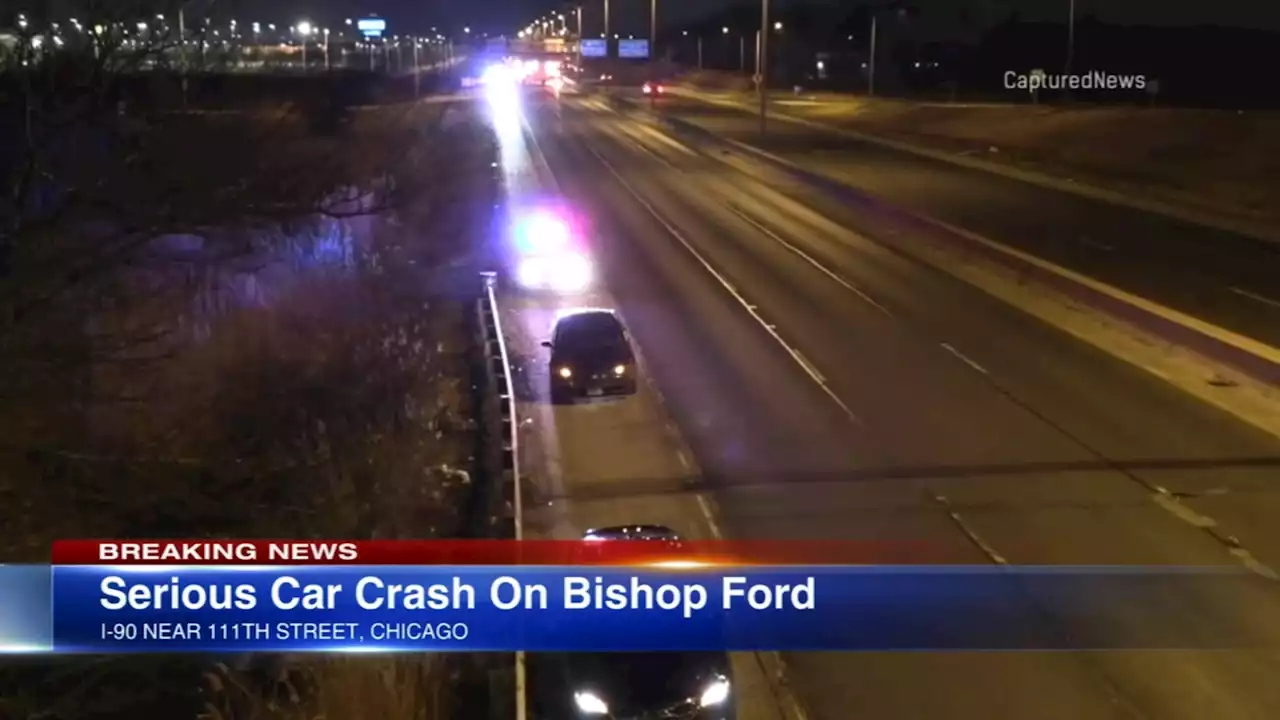 1 killed in Bishop Ford Freeway crash; southbound lanes closed near Pullman: Illinois State Police