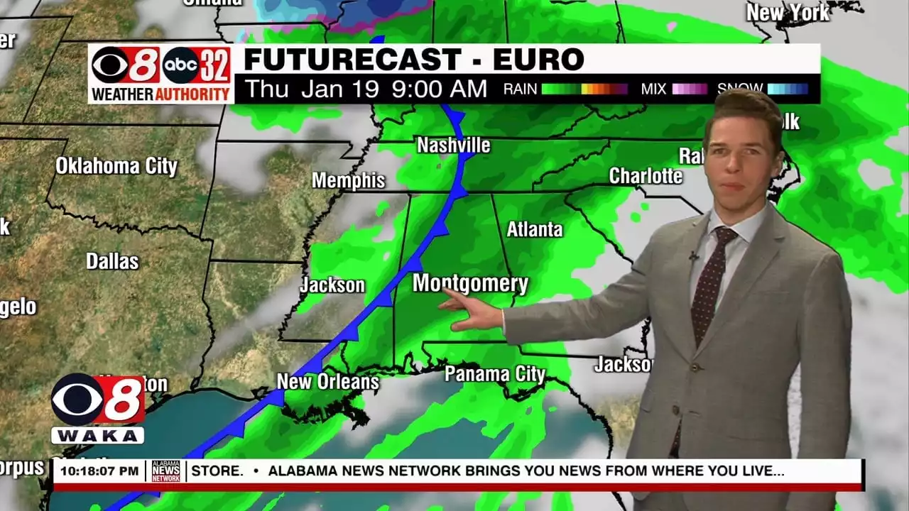 Cold Saturday Night; Milder, Mainly Sunny Sunday - Alabama News