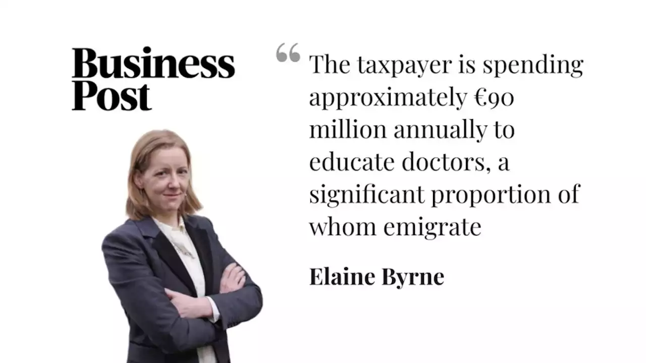 Elaine Byrne: Culture of medical emigration bleeds us of funds and consultants