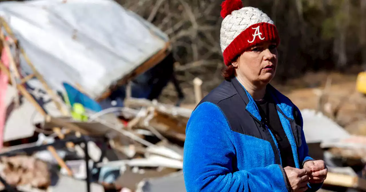 People hid in bathtubs, shipping container as deadly storm tore through Alabama and Georgia