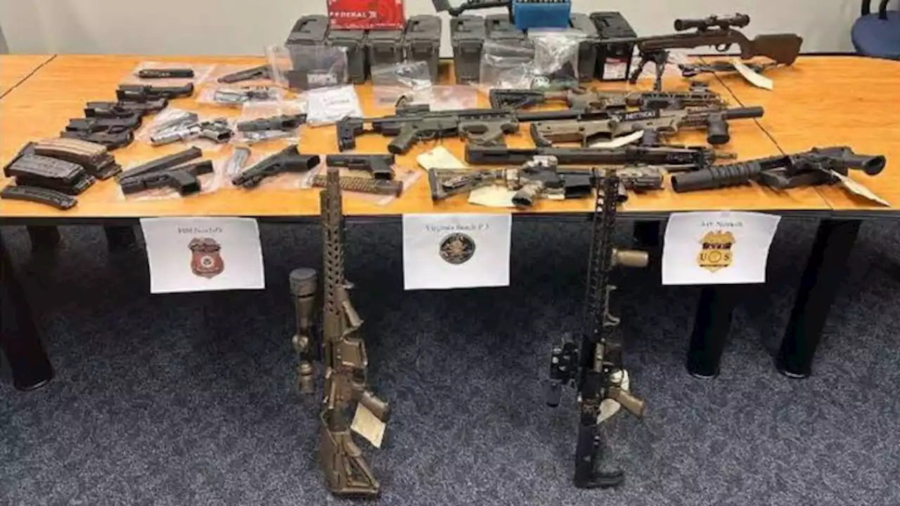 Virginia Beach man arrested after machine gun, illegal firearms found in his home, police say | CNN