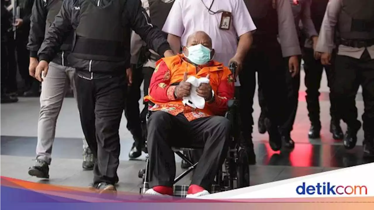 KPK: Lukas Enembe di Rutan, Kondisi Stabil Bisa Makan dan Mandi