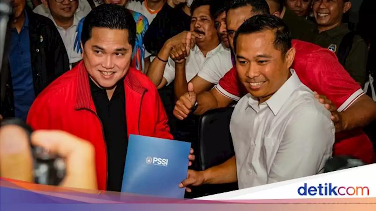 Daftar Caketum PSSI, Erick Thohir: Saya Terpanggil Bikin yang Bengkok Jadi Lurus