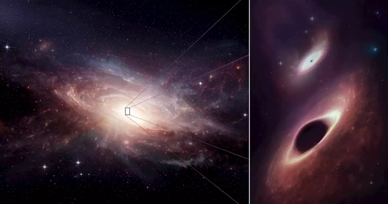 These supermassive black holes are cozying up close together | Digital Trends