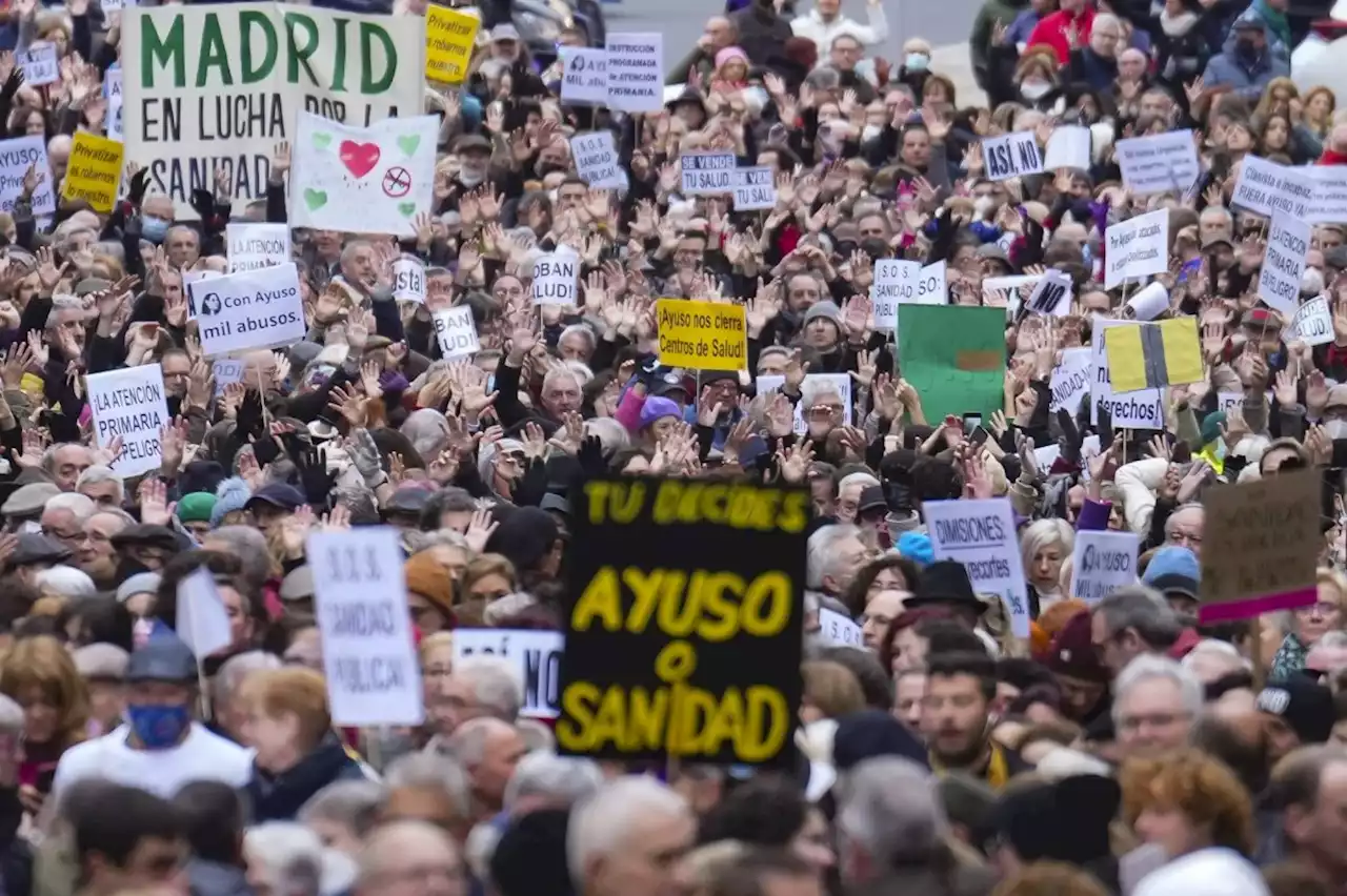 Marea Blanca contra los “recortes” en la sanidad madrileña