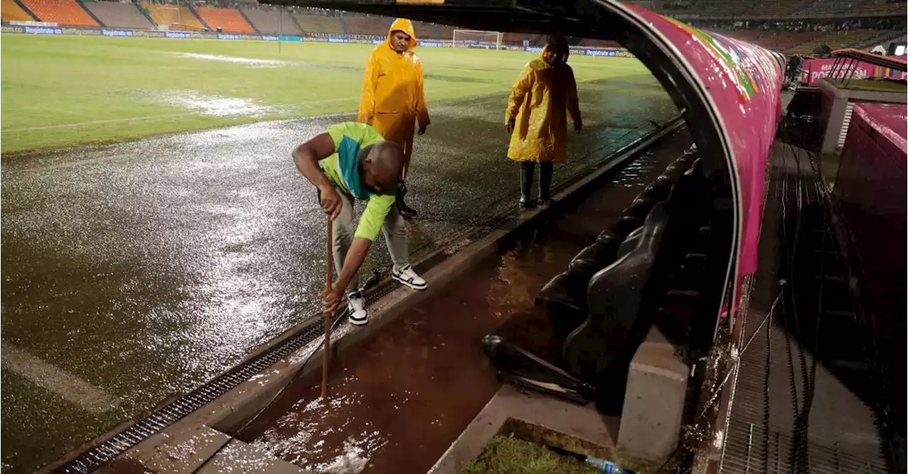 Partido de Nacional por su Noche Verdolaga se aplazó tras duro aguacero que cayó en Medellín