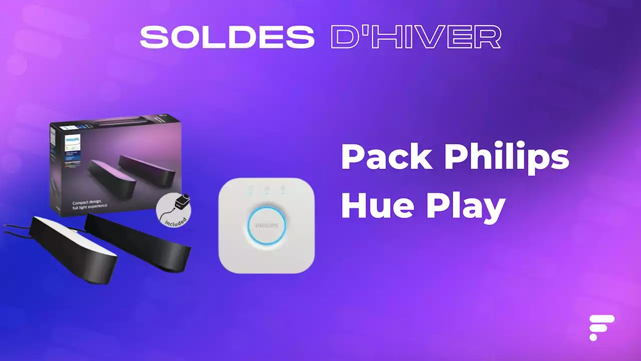 Ce lot de deux Philips Hue Play est bradé à -33 % pendant les soldes d'hiver