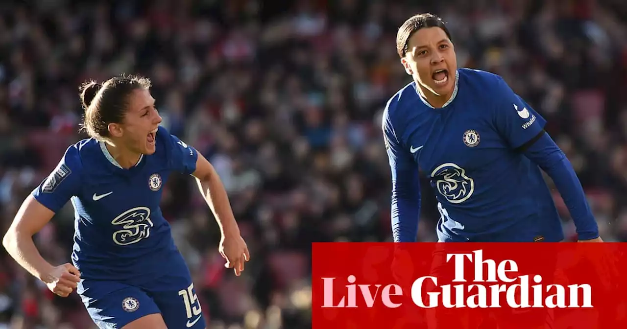 Arsenal 1-1 Chelsea: Women’s Super League – as it happened