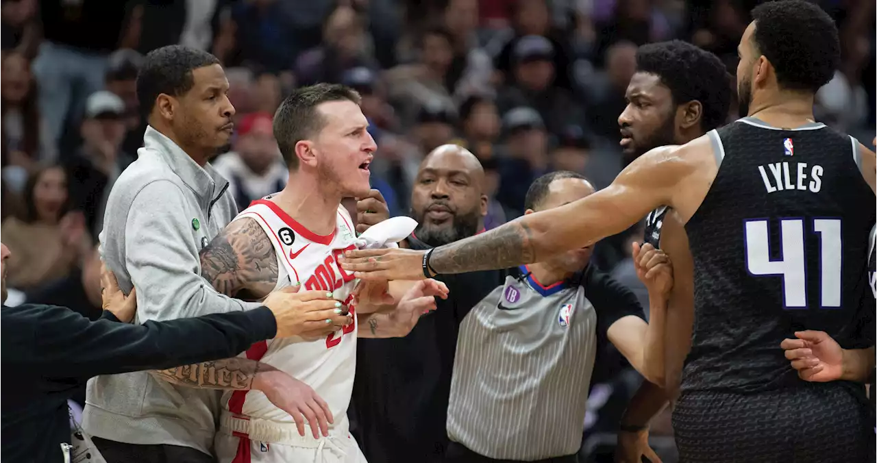 NBA hands down suspensions, fines for Rockets involved in skirmish vs. Kings