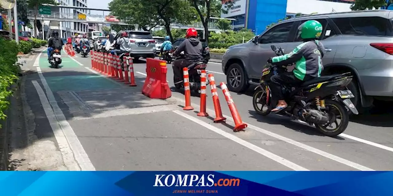 Kondisi 'Stick Cone' di Jalanan Ibu Kota Mengenaskan, Ada yang Bengkok hingga Patah