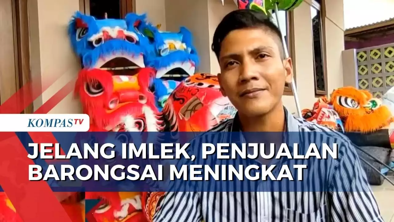 Perayaan Imlek di Depan Mata, Penjual Barongsai Mulai Banjir Pesanan!