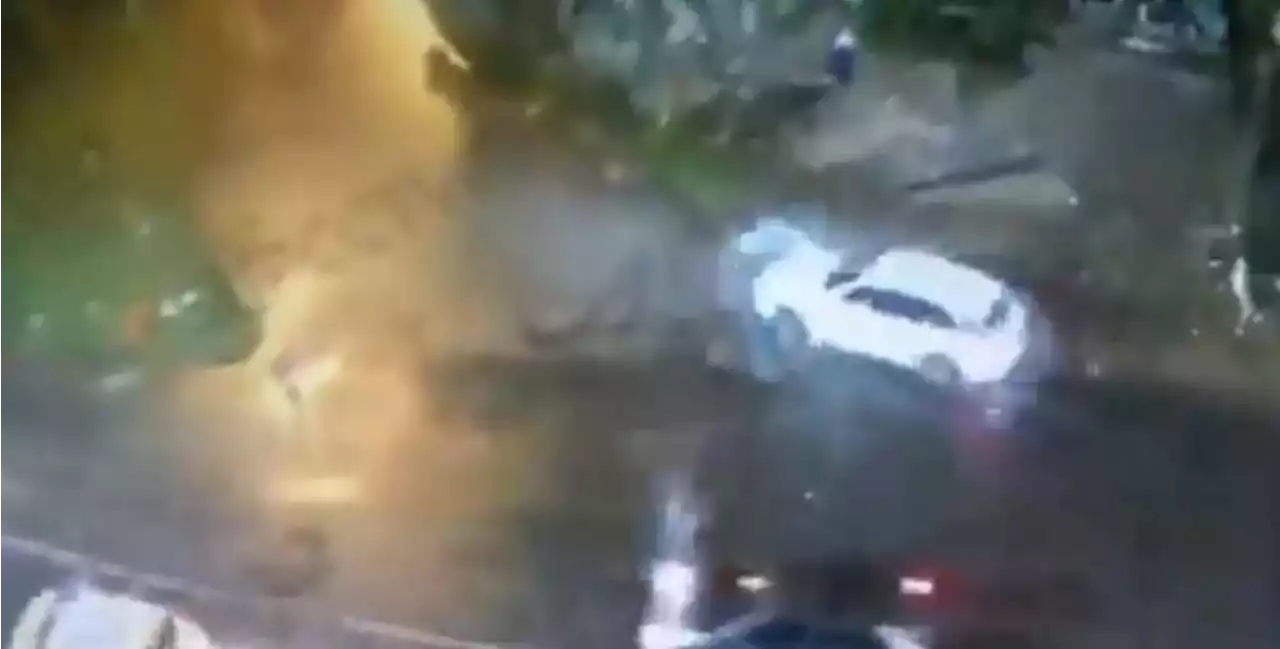 Video: Los últimos minutos del Audi en el que murieron dos personas en Medellín