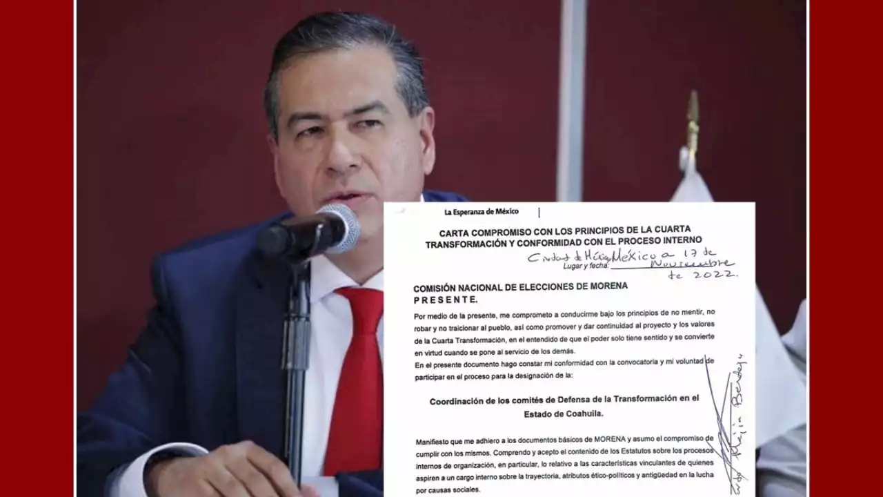 Ricardo Mejía Berdeja; estos son los compromisos que firmó y no cumplió