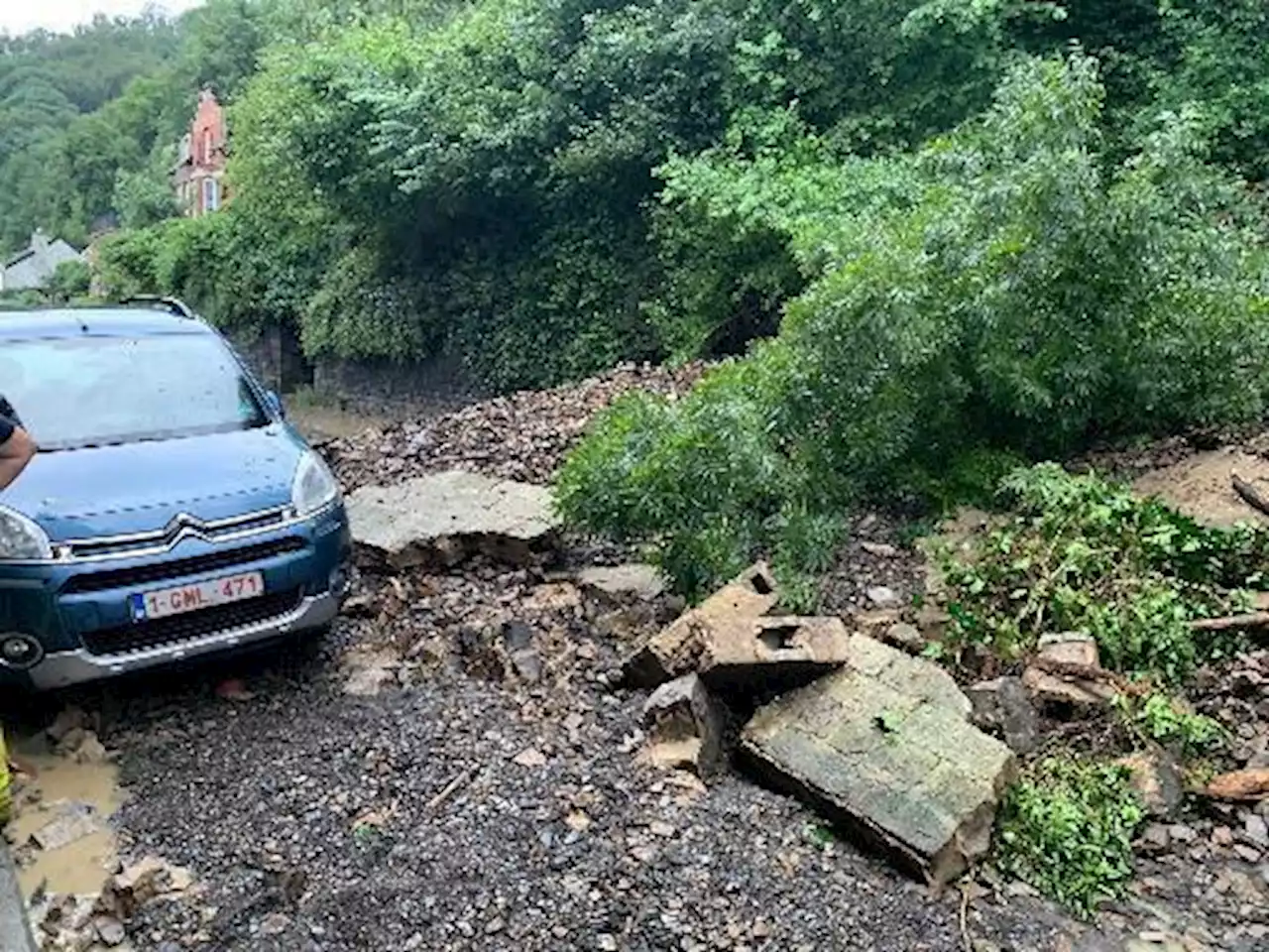 Intempéries: alerte jaune dans les provinces de Liège, Namur et Luxembourg