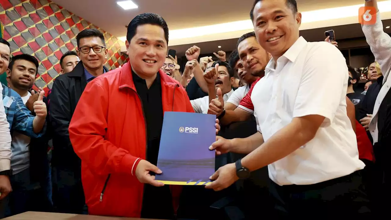 Resmi, Erick Thohir Daftar jadi Calon Ketua Umum PSSI