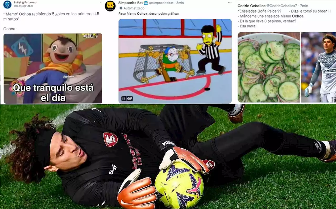 MEMES despedazan a Memo Ochoa; 8 goles y 'coladera'